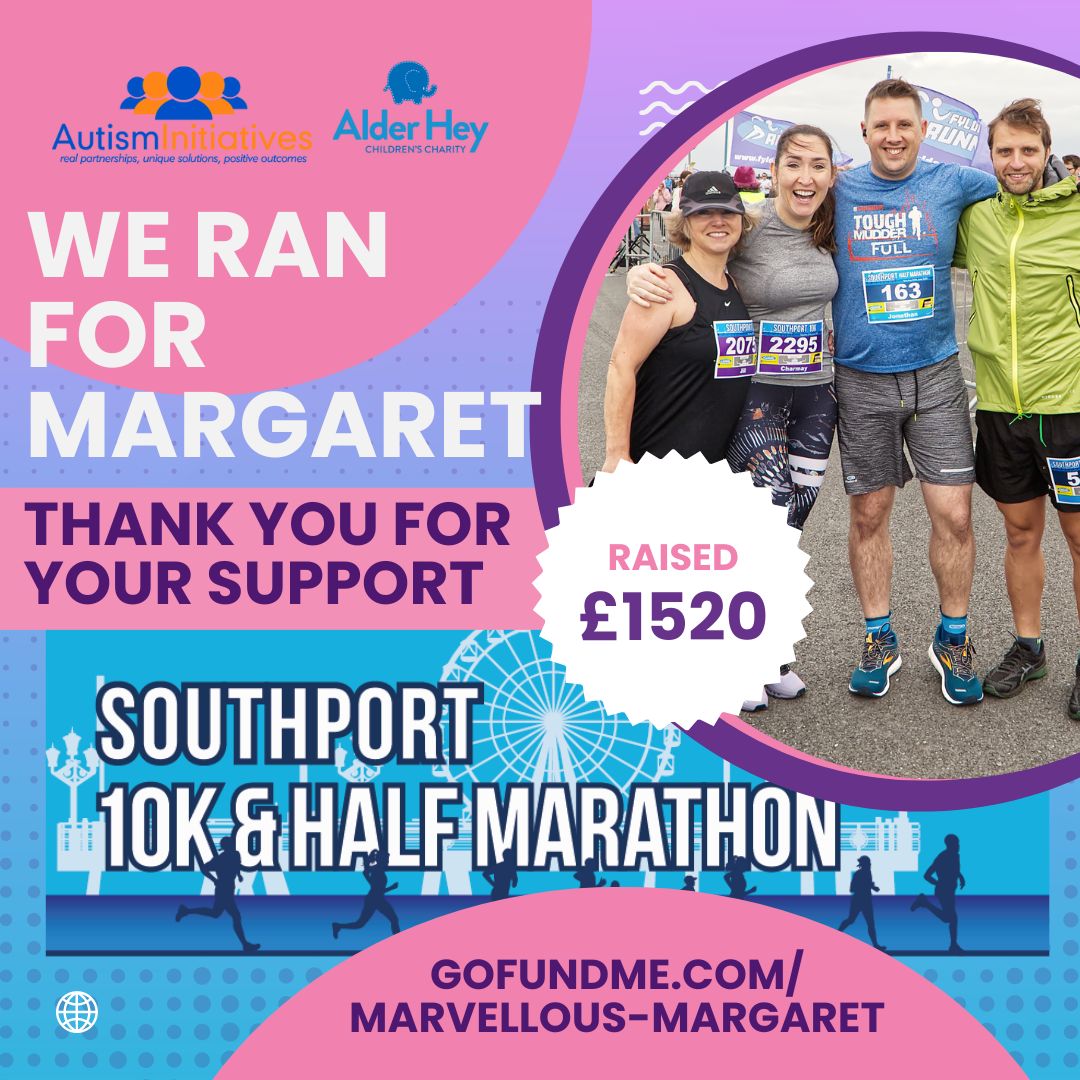 UPDATED: We ran for Margaret and raised £1520!